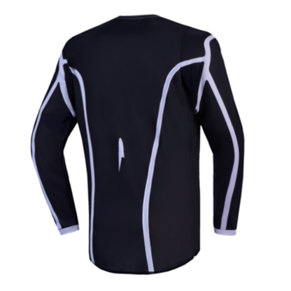 Alpinestars 2027 Youth Fluid Apex V2 Jersey Black/Silver