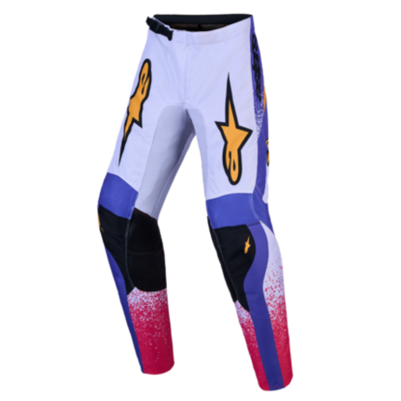 Alpinestars 2027 Youth Fluid Drag Pants Light Lilac/Blue/Iris Gold