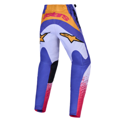 Alpinestars 2027 Youth Fluid Drag Pants Light Lilac/Blue/Iris Gold