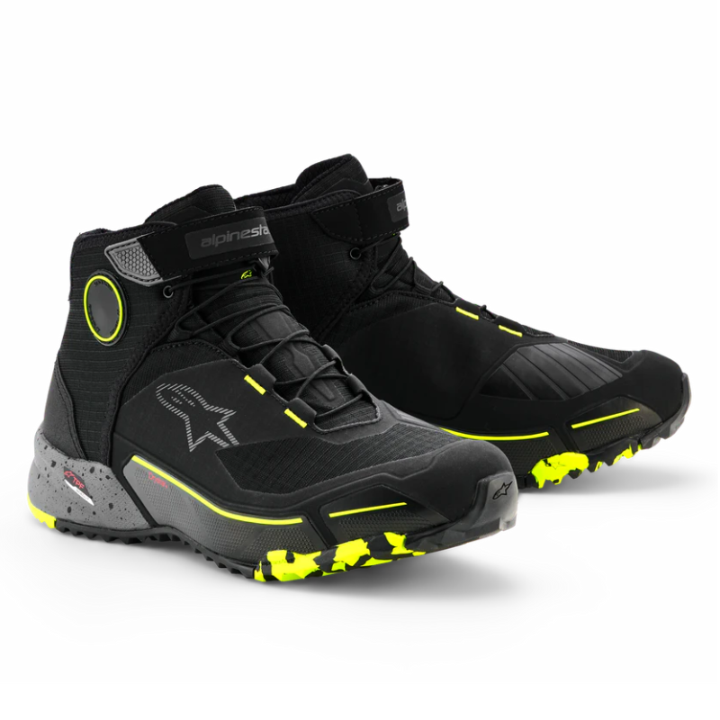 Alpinestars CR-X Drystar Riding Black/Dark Grey/Yellow
