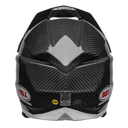 Bell Moto-10 Spherical Solid Black/White ECE 22.06