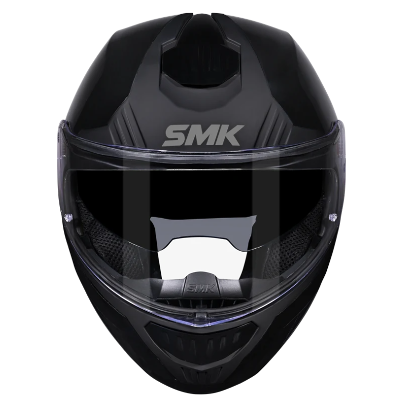 SMK Gullwing Gloss Black Helmet GL200