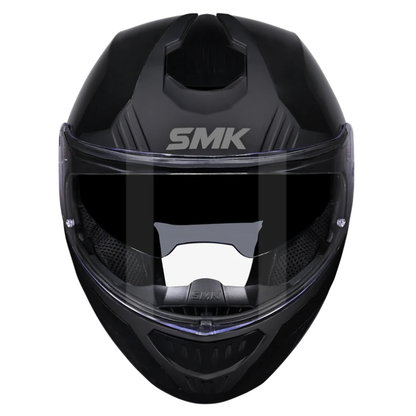 SMK Gullwing Gloss Black Helmet GL200