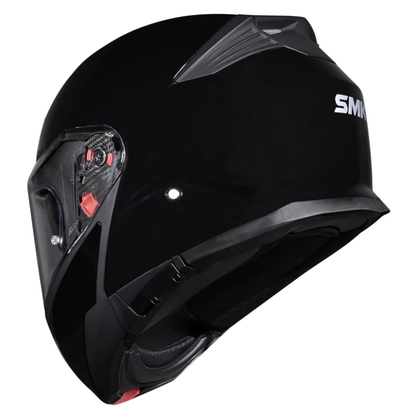 SMK Gullwing Gloss Black Helmet GL200