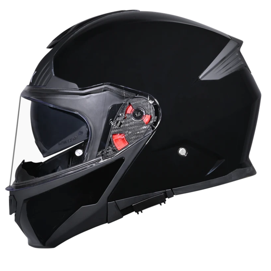 SMK Gullwing Gloss Black Helmet GL200