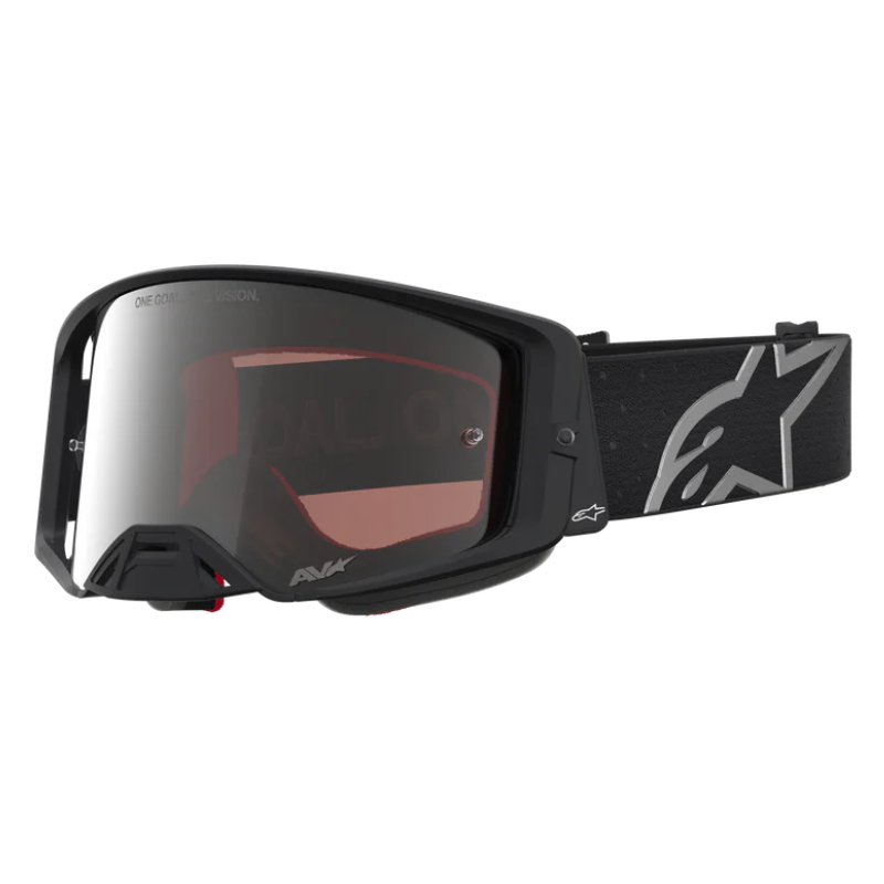 Alpinestars Supertech Vesta Goggles Matte Black/Silver/Mirror Silver