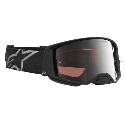 Alpinestars Supertech Vesta Goggles Matte Black/Silver/Mirror Silver