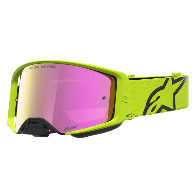 Alpinestars Supertech Vesta Goggles Yellow Fluo/Black/Mirror Red