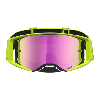 Alpinestars Supertech Vesta Goggles Yellow Fluo/Black/Mirror Red