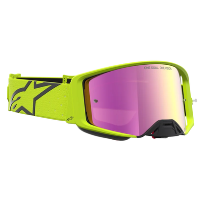 Alpinestars Supertech Vesta Goggles Yellow Fluo/Black/Mirror Red