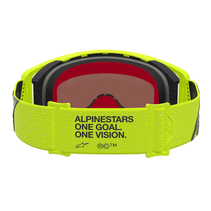 Alpinestars Supertech Vesta Goggles Yellow Fluo/Black/Mirror Red