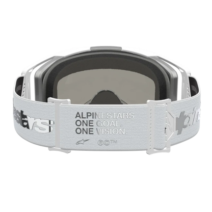 Alpinestars Vision 8 Amber Goggles White/Silver/Mirror Silver