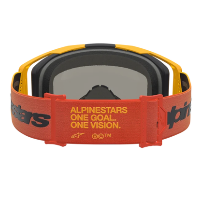 Alpinestars Vision 8 Amber Goggles Fire Red/Black/Mirror Red