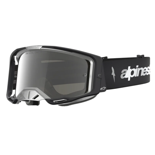 Alpinestars Vision 8 Amber Goggles Black/Silver/Mirror Silver