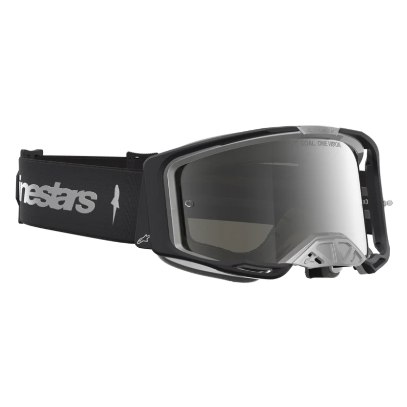 Alpinestars Vision 8 Amber Goggles Black/Silver/Mirror Silver