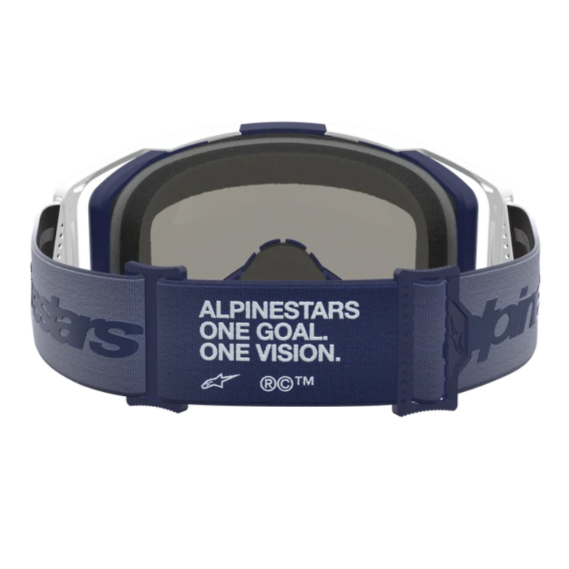 Alpinestars Vision 8 Amber Goggles Navy/White/Mirror Blue