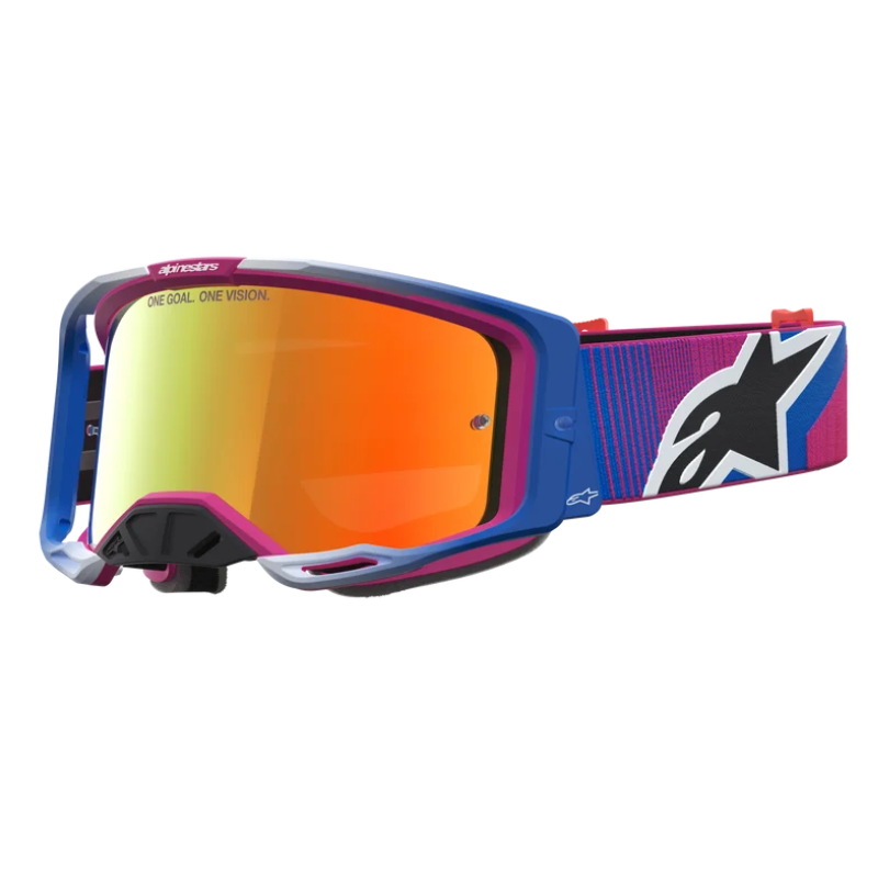 Alpinestars Vision 8 Maven Fire Red/Black/Mirror Red