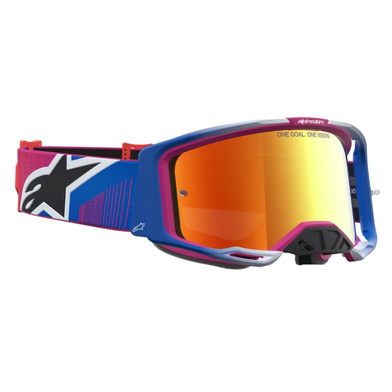 Alpinestars Vision 8 Maven Fire Red/Black/Mirror Red