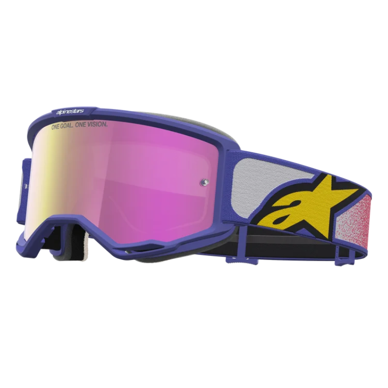 Alpinestars Vision 5 Drag Red/Purple/Mirror Pink