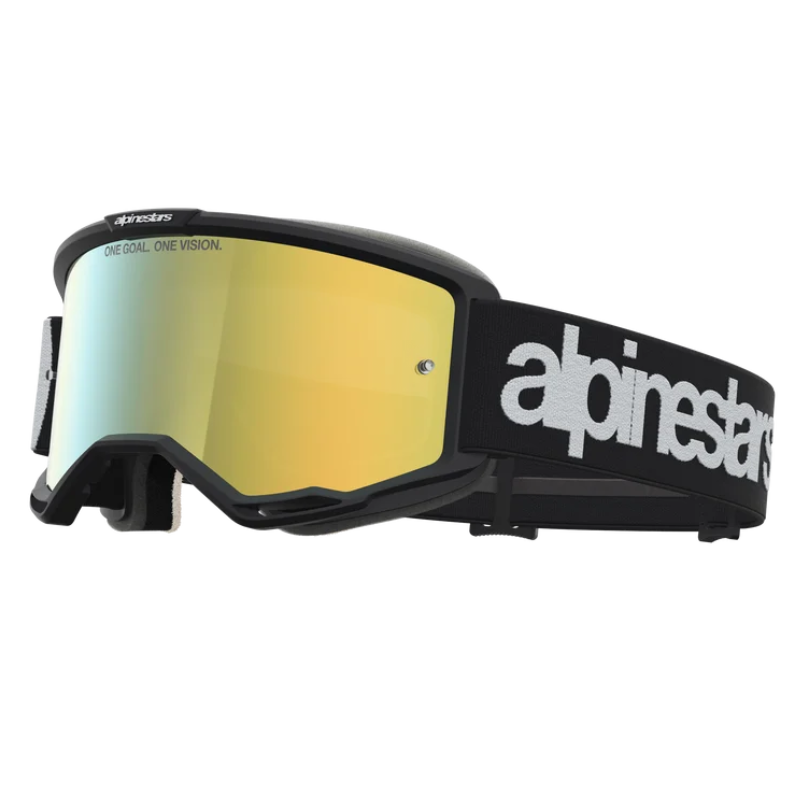 Alpinestars Vision 5 Hone Goggles Black/White/Mirror Gold
