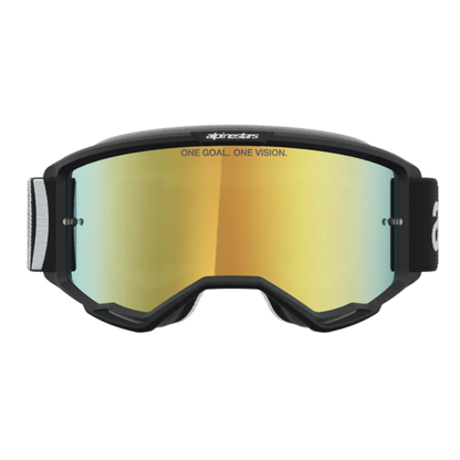 Alpinestars Vision 5 Hone Goggles Black/White/Mirror Gold