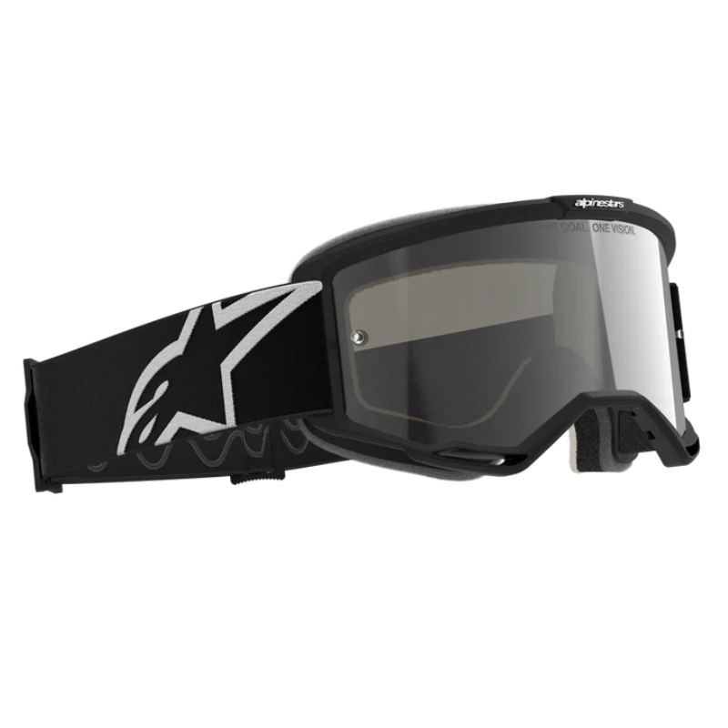 Alpinestars Vision 5 Corp Goggles Black/White/Mirror Silver