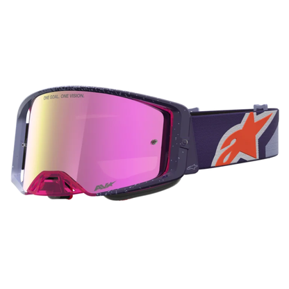 Alpinestars Supertech Hiten Goggles Purple/Red/Mirror Pink