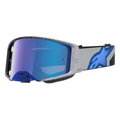 Alpinestars Supertech Hiten Goggles Black/Blithe Blue/Mirror Blue