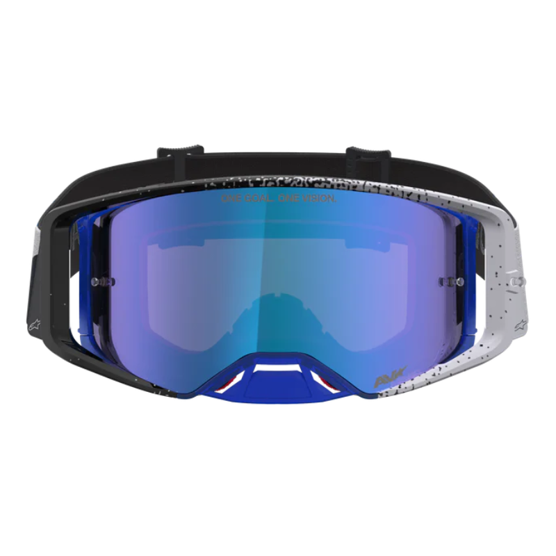 Alpinestars Supertech Hiten Goggles Black/Blithe Blue/Mirror Blue