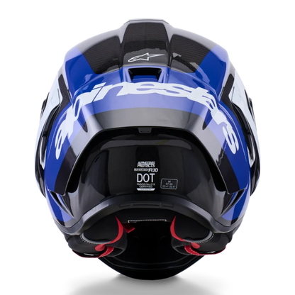 Alpinestars Supertech R10 Arius Helmet Black/White/Blue