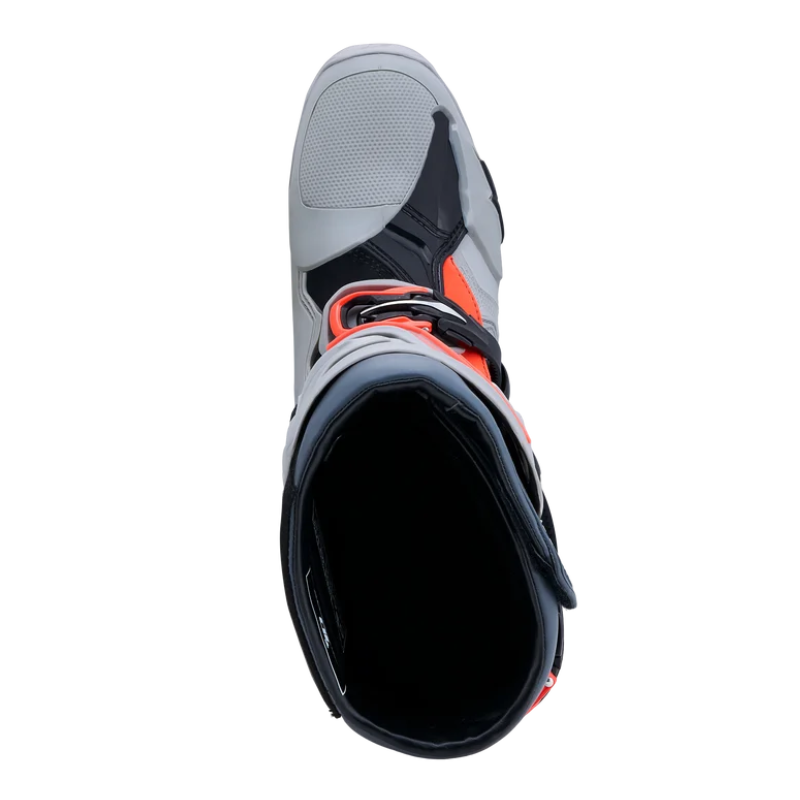 Alpinestars Tech 10 Enduro Boots Mid Gray/Dark Gray/Red Fluo