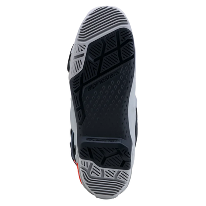 Alpinestars Tech 10 Enduro Boots Mid Gray/Dark Gray/Red Fluo