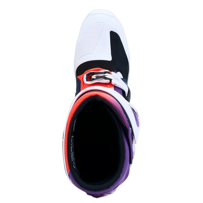 Alpinestars Tech 7 Boots 2025 Purple/White/Dark Blue/Red Fluo