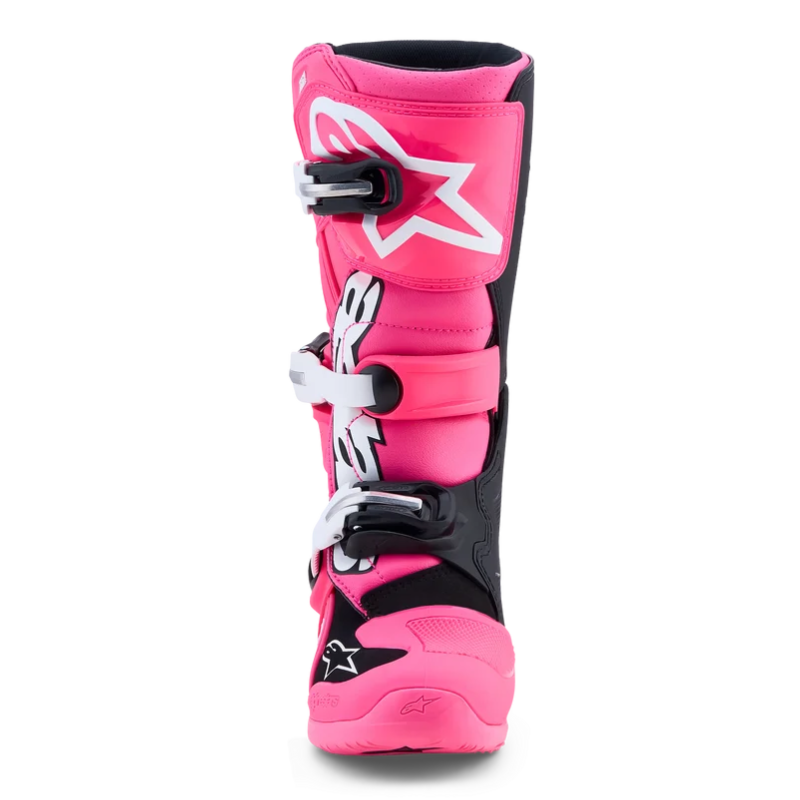 Alpinestars Tech 7S Youth Boots Pink Fluo/Black/White