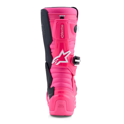 Alpinestars Tech 7S Youth Boots Pink Fluo/Black/White