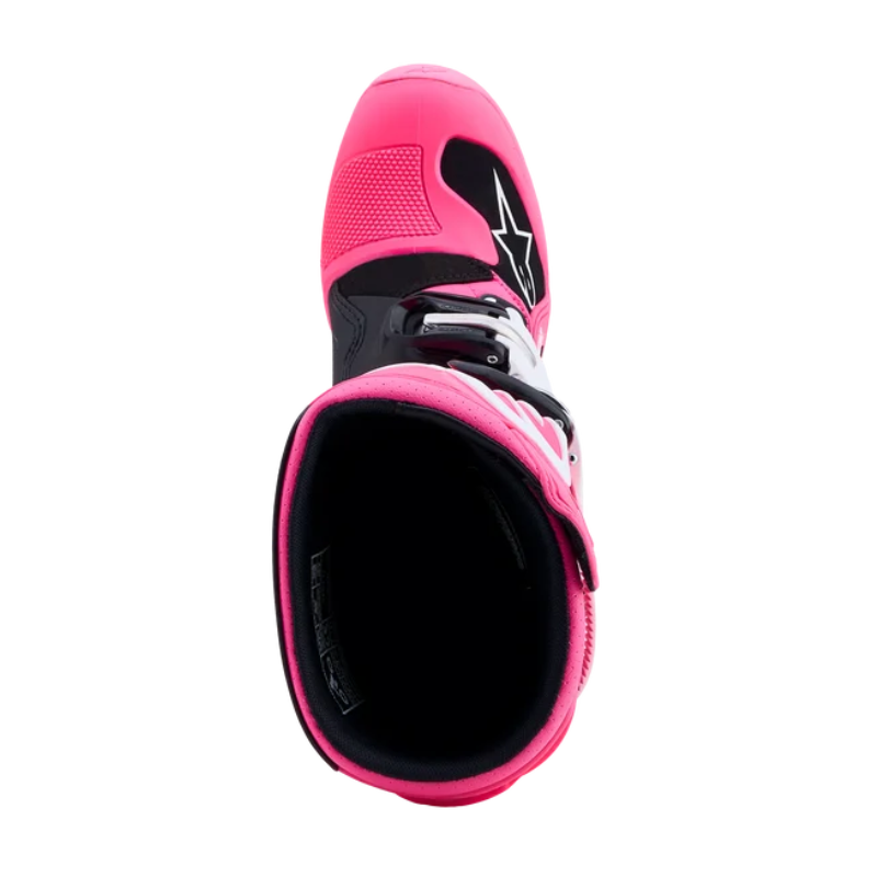 Alpinestars Tech 7S Youth Boots Pink Fluo/Black/White