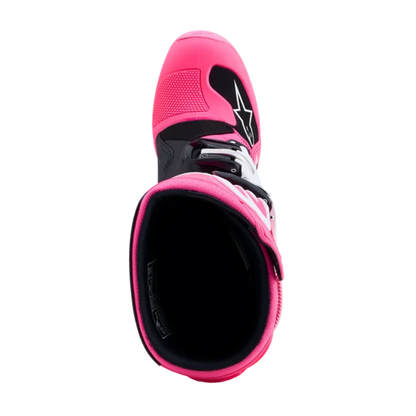 Alpinestars Tech 7S Youth Boots Pink Fluo/Black/White