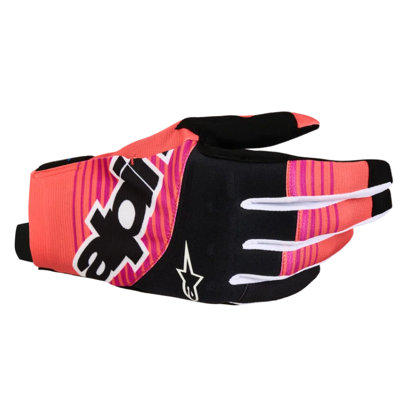 Alpinestars 2027 Techstar Gloves Hot Coral/Black/Fuchsia Pink