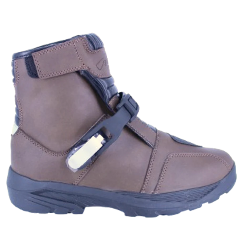 Nexo BT-0382 Short Adventure Boot - Brown (SINGLE STRAP)