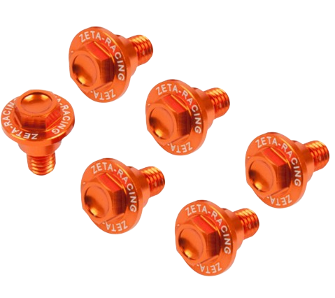 Zeta Fork Guard Bolt Set 6pc