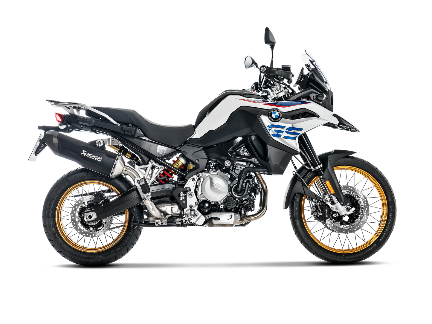 Akrapovic BMW F 850 GS/ ADV 2018 - 2023 Slip-On Line (Black Titanium)