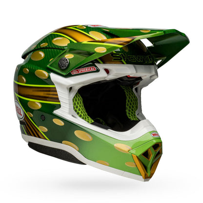 Bell Moto-10 Spherical McGraph Replica Gold/Green