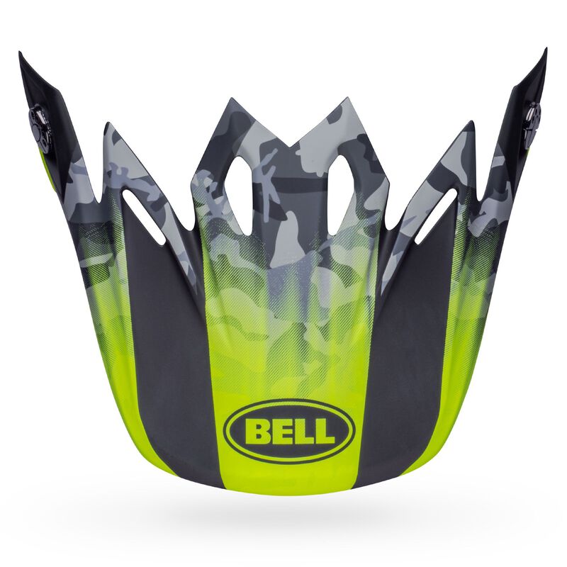 Bell Moto-9 Venom Peak Matte Black Camo/Yellow Flou