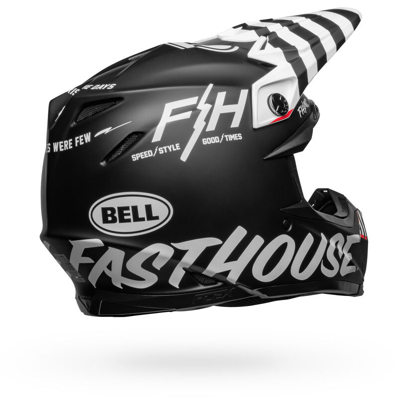 Bell Moto-9S Flex Fasthouse Flex Crew Matte Black/White ECE 22/06
