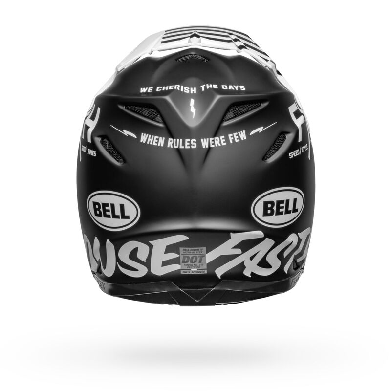 Bell Moto-9S Flex Fasthouse Flex Crew Matte Black/White ECE 22/06