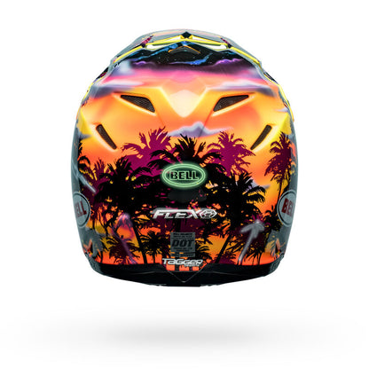 Bell Moto-9S Flex Tagger Tropical Fever Yellow/Orange ECE 22/06