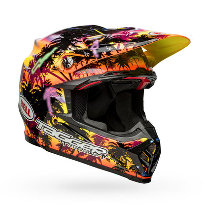 Bell Moto-9S Flex Tagger Tropical Fever Yellow/Orange ECE 22/06