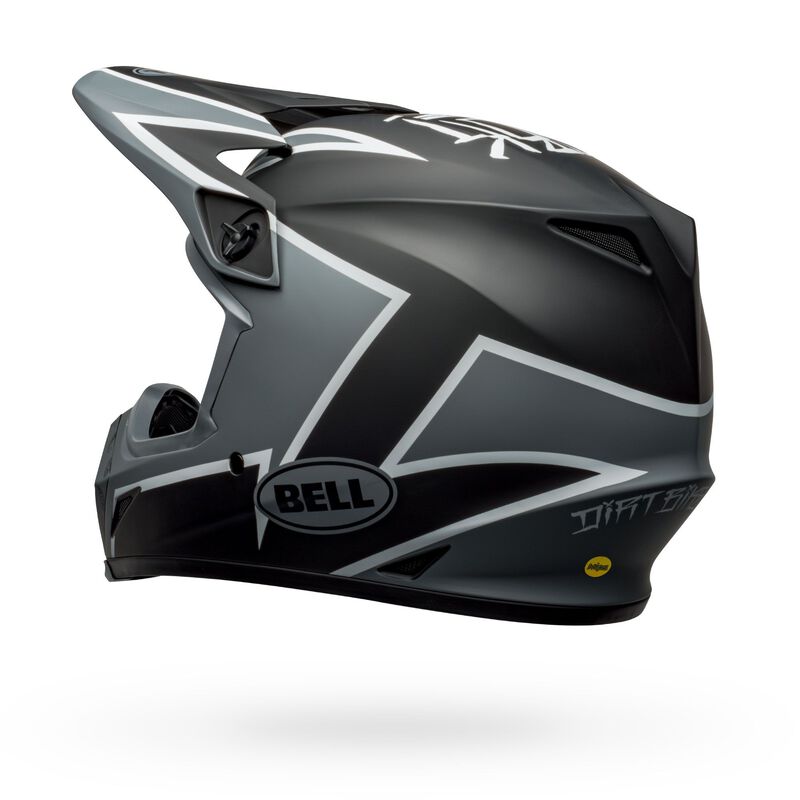 Bell MX-9 MIPS Twitch Matte Black/Grey/White
