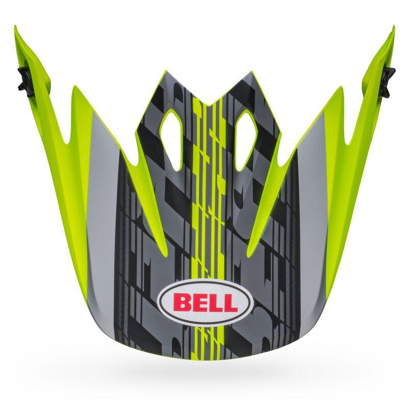 Bell MX-9 Offset Peak Matte Black/Yellow Flou