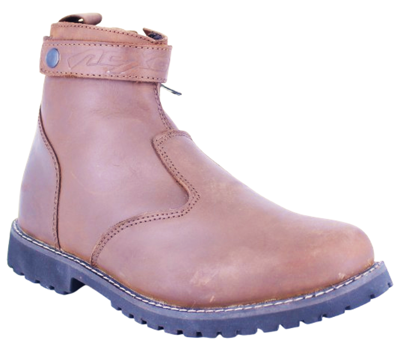 Nexo Ladies Cafe Racer Boots - CAMEL BROWN